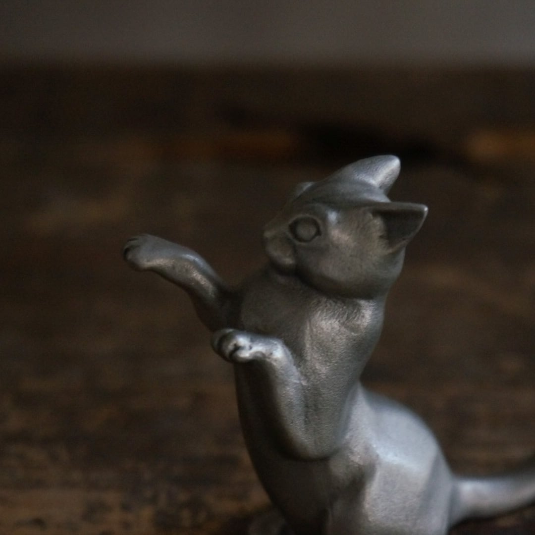 古いピューターの猫 | Konishi Koffee web shop