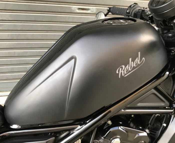 レブル250 Diablo タンクカバー マットブラック ホンダ レブル Rebel 250 RB0051 タンクカバーMatt Black K-SPEED