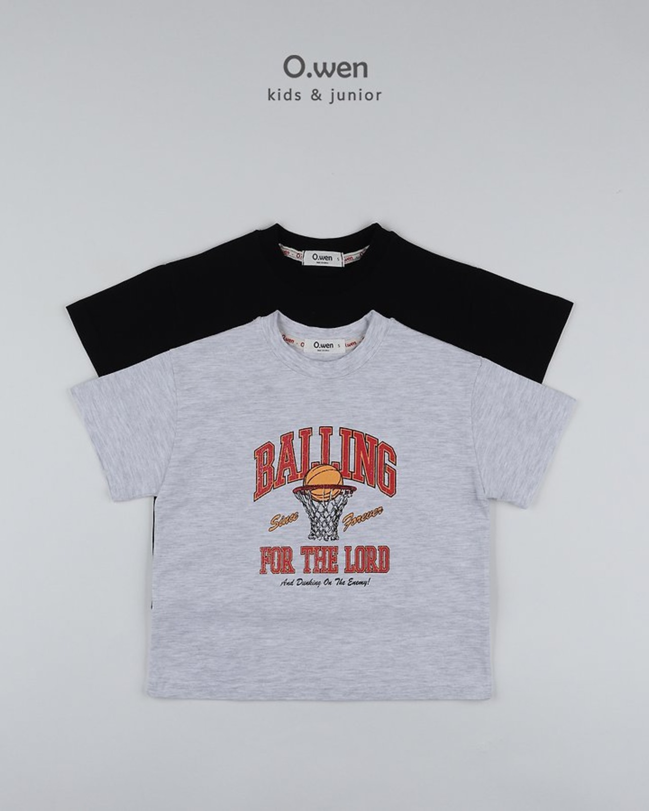 [O.wen] Basketball Short sleeve T-shirt (JS/JM/JL/JXL) / [오웬] 바스켓볼반팔티 (JS/JM/JL/JXL)