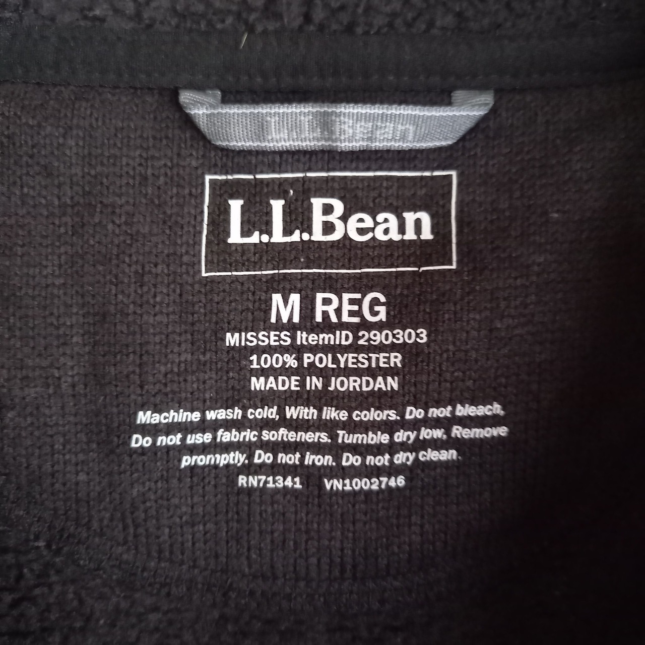 エルエルビーン　裏ボア　ロングフーディー　ジャケット　セーター　ブラック　M