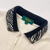 希少! レア! KENZO GOLF ケンゾーゴルフ 長袖 ポロシャツ 2/アイボリー系 レディース ビンテージ