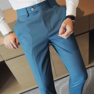 カジュアル　ハイウエストストレートパンツ　BO002