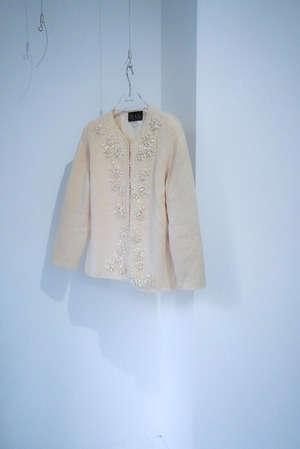 flower bees knit bolero