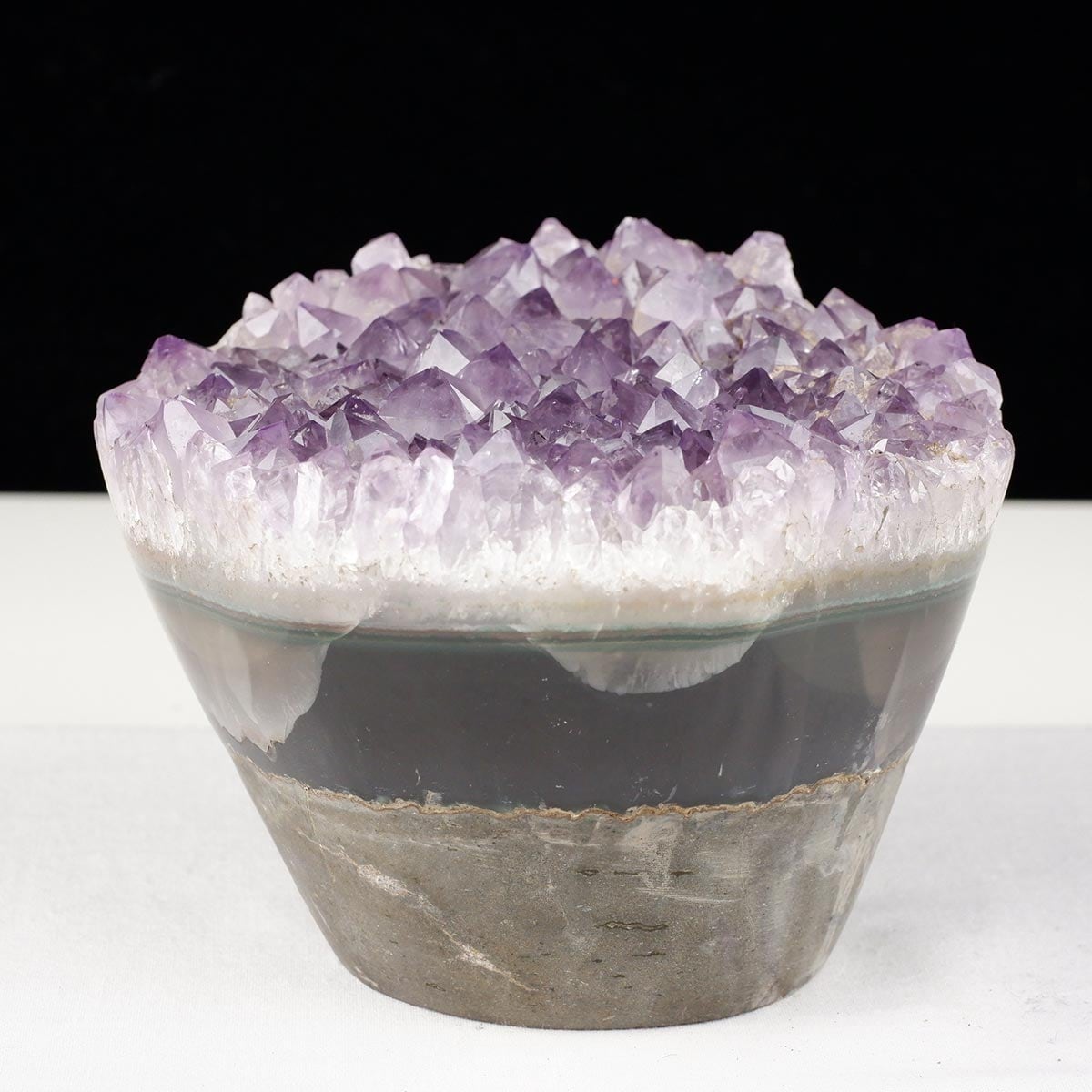 1.4Kg アメジスト クラスター アメジスト 原石 ウルグアイ産 花型 フラワー amethyst 一点物 282-755