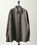 many men many mind Seersucker check shirt (BRN) M2615030