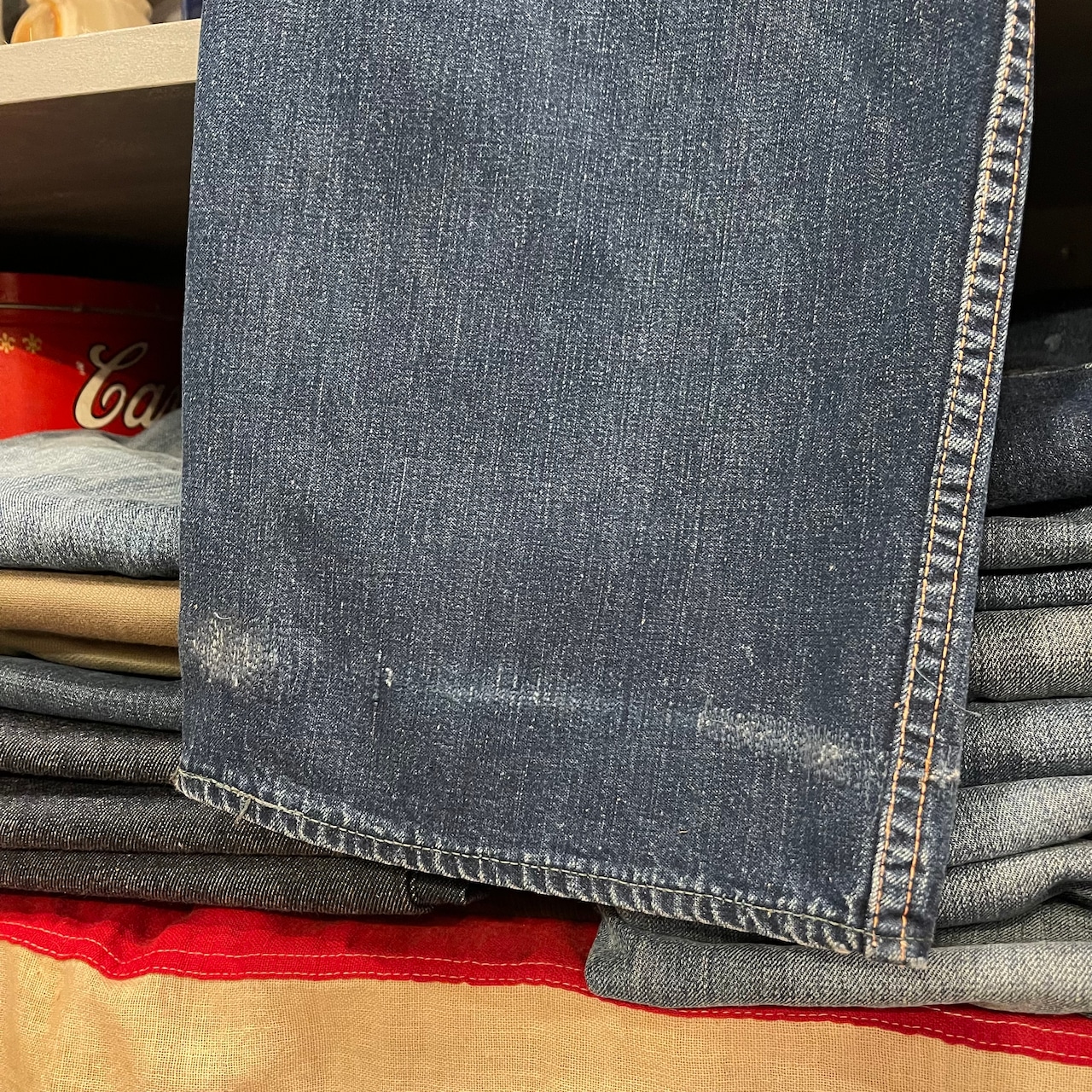 50s-60s Denim Painter Pants | VOSTOK