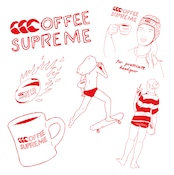 canterbury x Coffee Supreme ステッカーセット