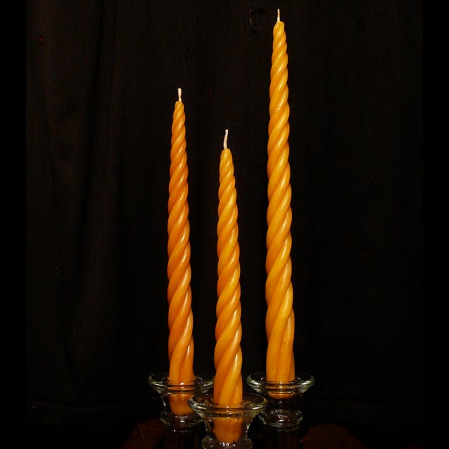 スパイラル（螺旋形） | 蜜蝋工房 ハチ蜜の森キャンドル