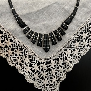 Onyx stonework necklace from Mexico