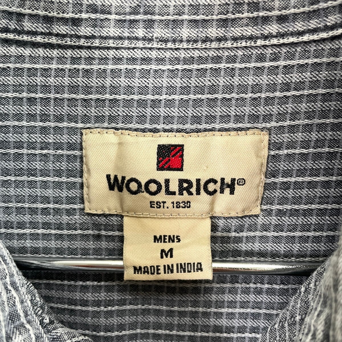 WOOLRICH ウールリッチ チェックシャツ メンズM 古着 アウトドア