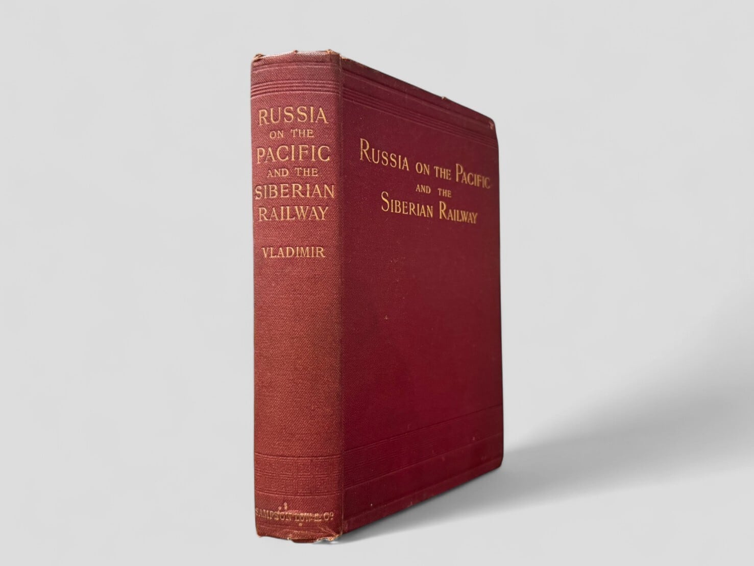 【SV031】【FIRST EDITION】Russia on the Pacific and the Siberian Railway(1899) /Vladimir