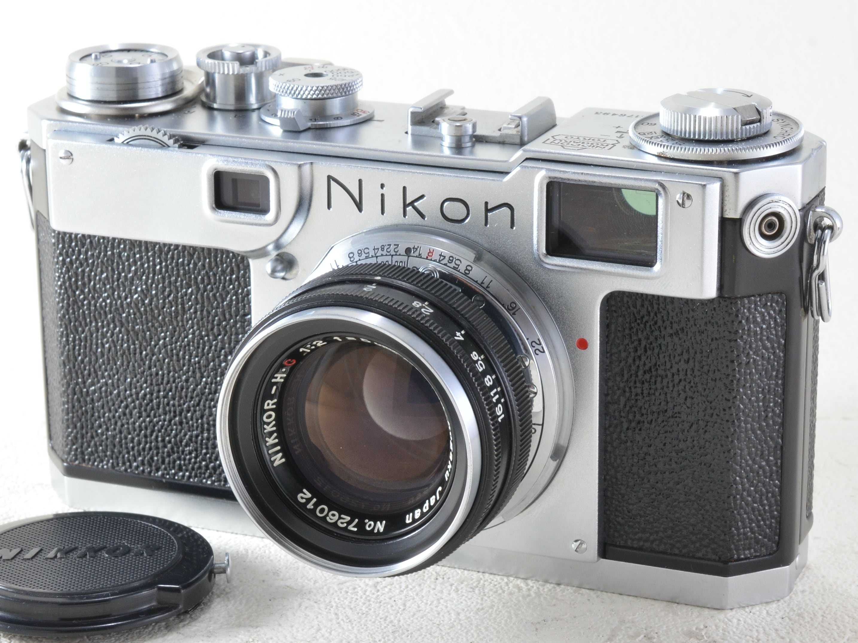 Nikon S2 前期型 Nikkor H C 5cm F2 整備済 ニコン（50296） サンライズカメラーSunrise Cameraー