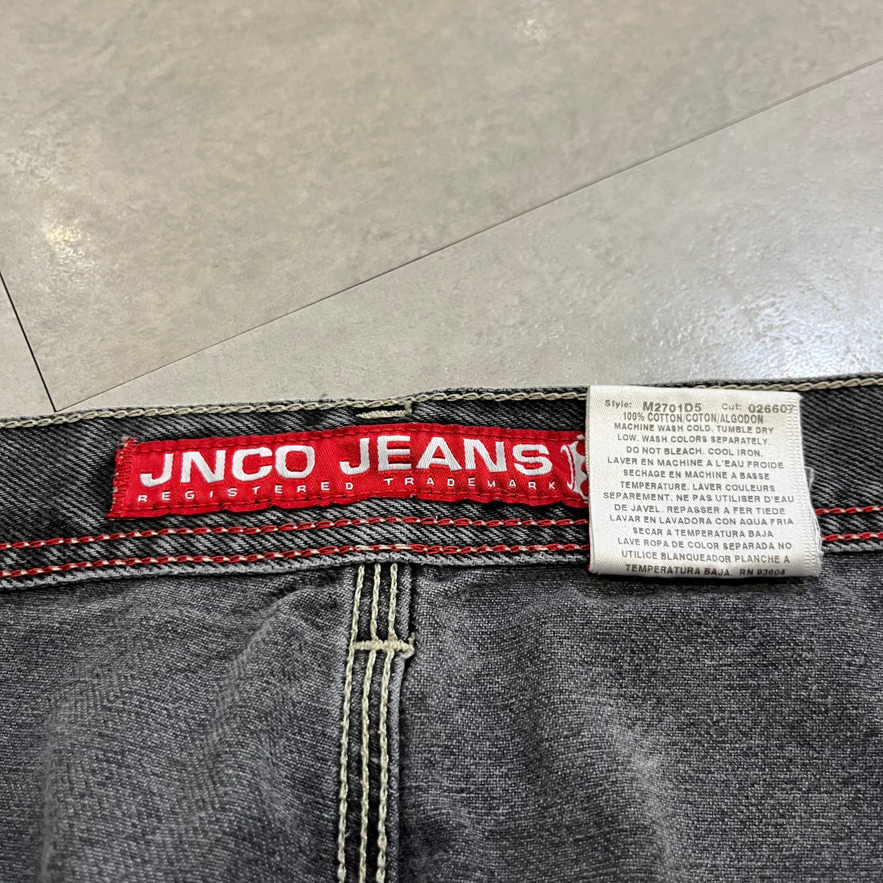 w34] 90s USA製 JNCO ジーンズ バギー デニム パンツ ジャンコ