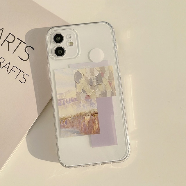 Clear painting iphone case