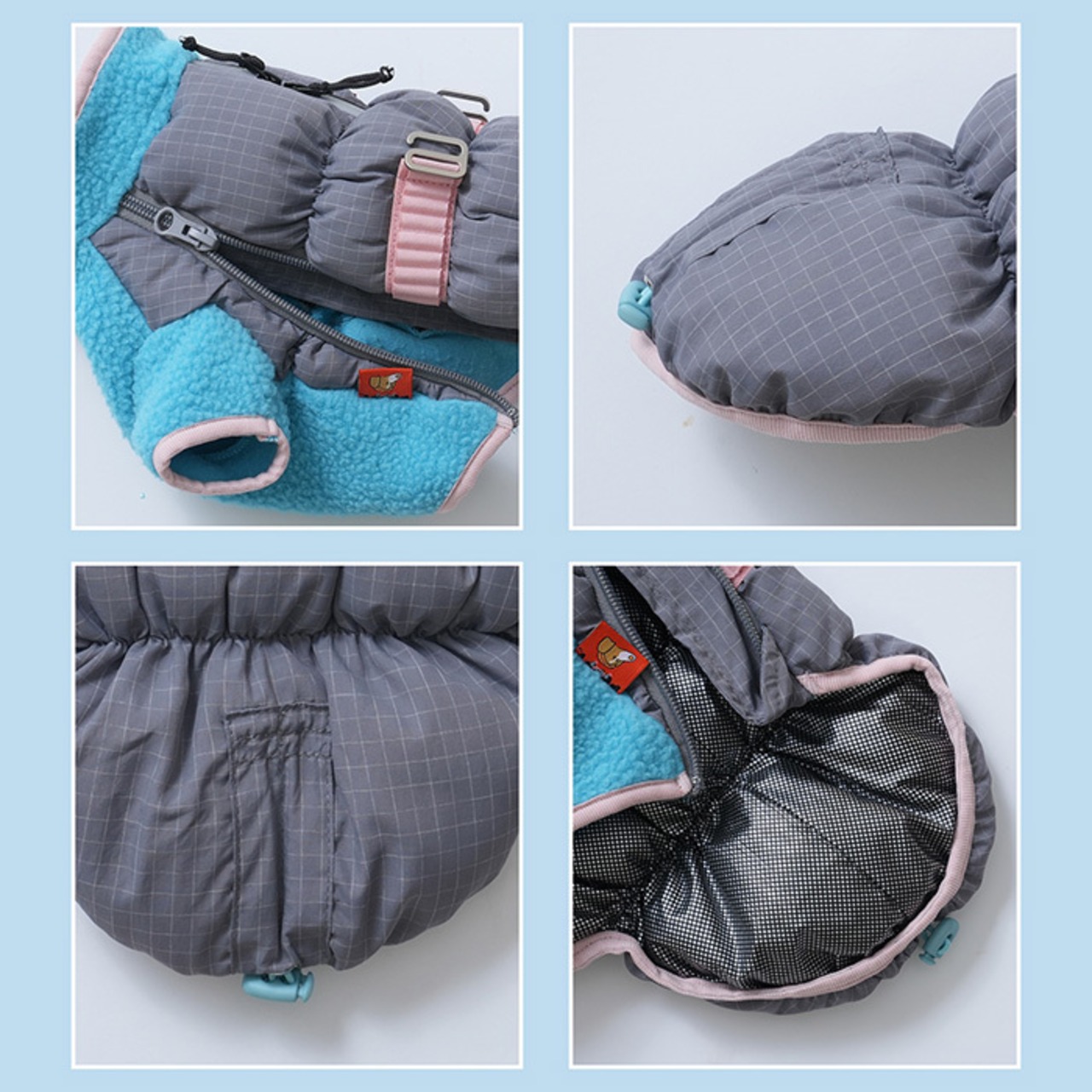 〈PUPPYGALLERY公式〉アイスフィールド カラーブロック パディング　2XL-3XL