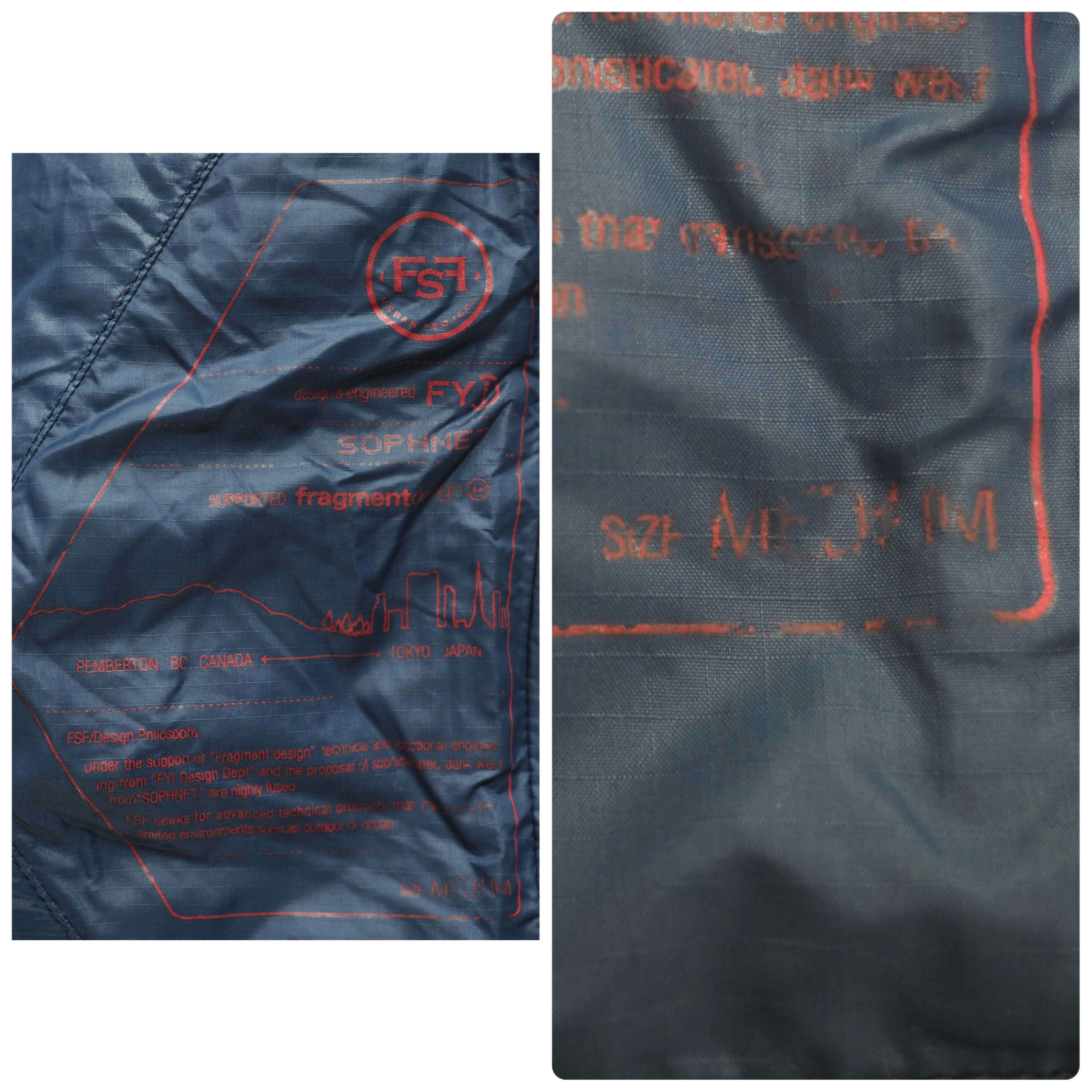 SOPHNET×FRAGMENT×FYI DESIGN｜ “FSF” 12AW Down Jacket（M） | 2casa