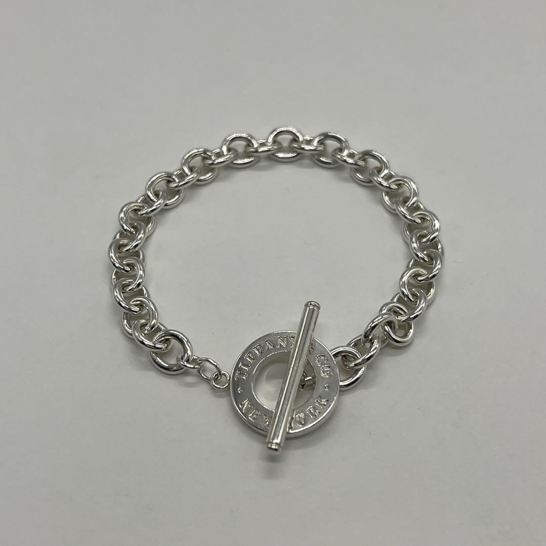 ティファニー TIFFANY ドーナツリンク トグル ブレスレット Ag925