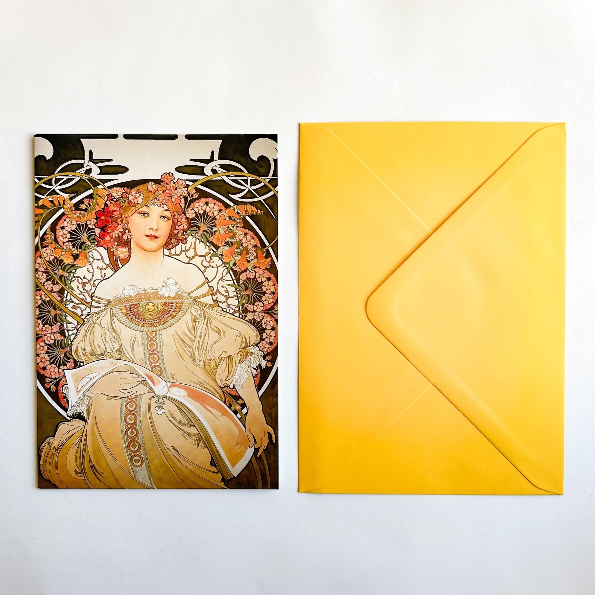 WEB限定】ミュシャ グリーティングカード 夢想 | hmm, by 東京都美術館 WEB限定】ミュシャ グリーティングカード 夢想 | hmm, by 東京都美術館