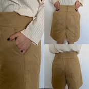 high waist half PT/beige