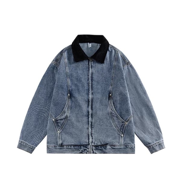 Front pocket design jacket P275