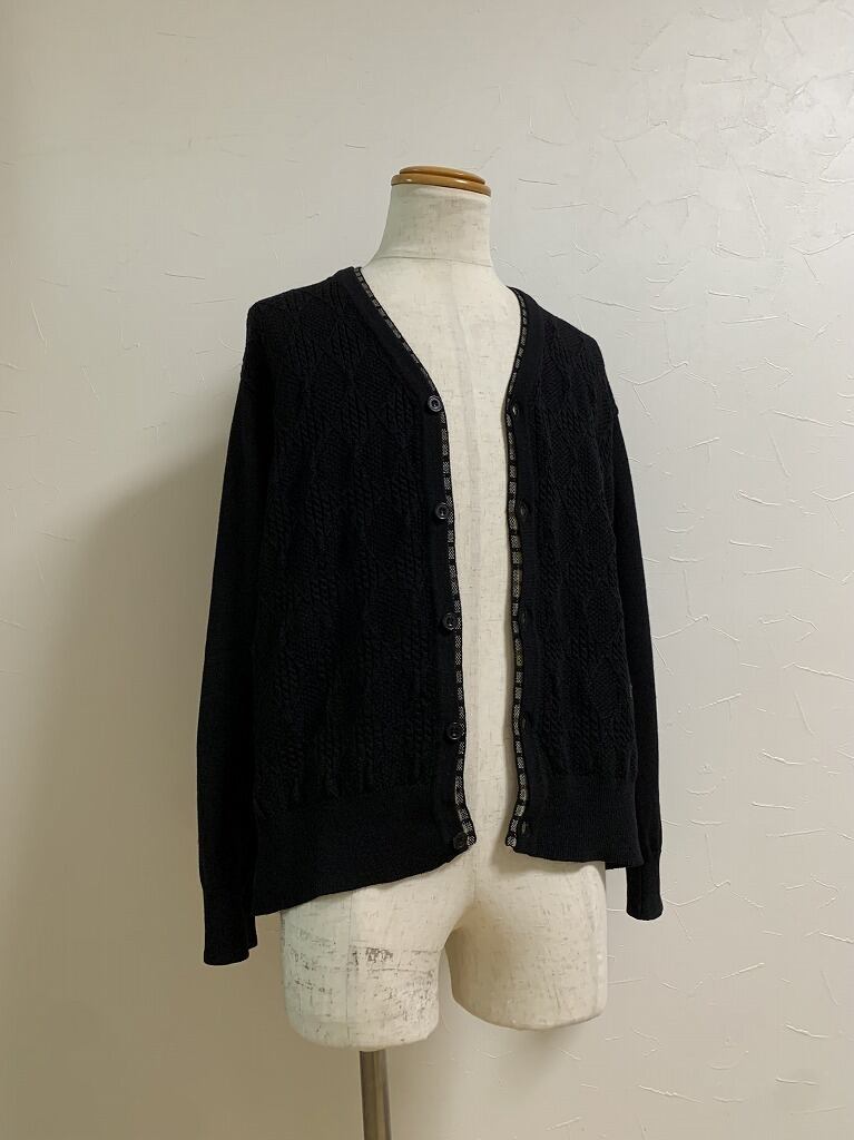 1980's Knitting Pattern V-Neck Cardigan "DAKS"