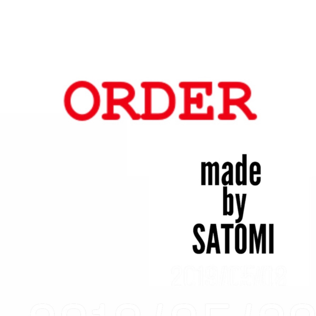 A様 オーダー | madebysatomi 