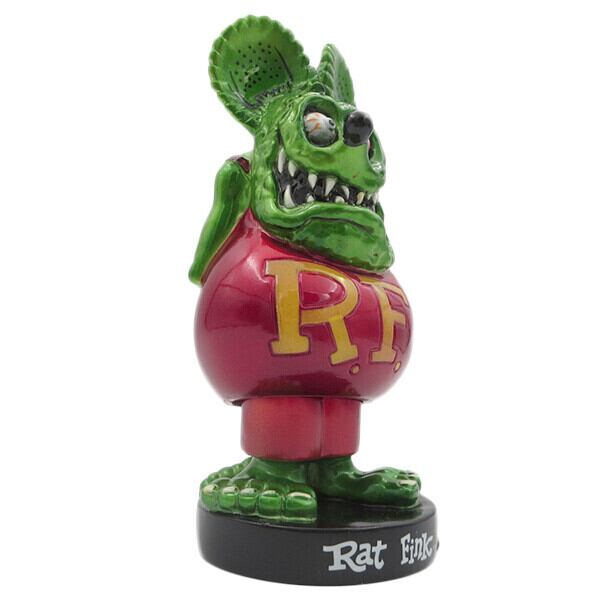 ♧【Rat Fink ラットフィンク】FUNKO ファンコ ボビングヘッド METALIC GREEN　〚アメリカン雑貨 アメトイ〛
