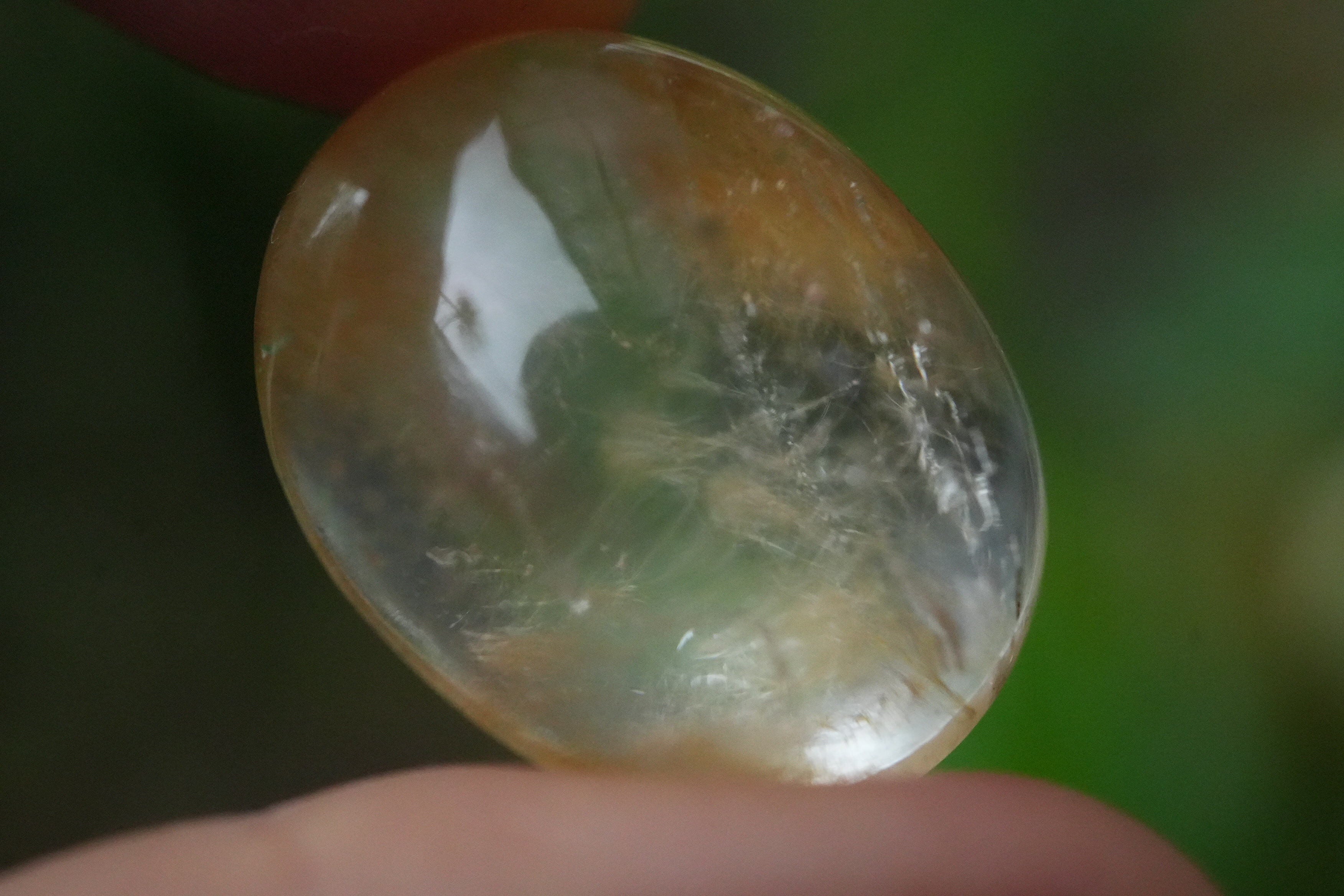 ふわふわ☆ガーデンクォーツ s1254 | Funky garuda Stone (ファンキー