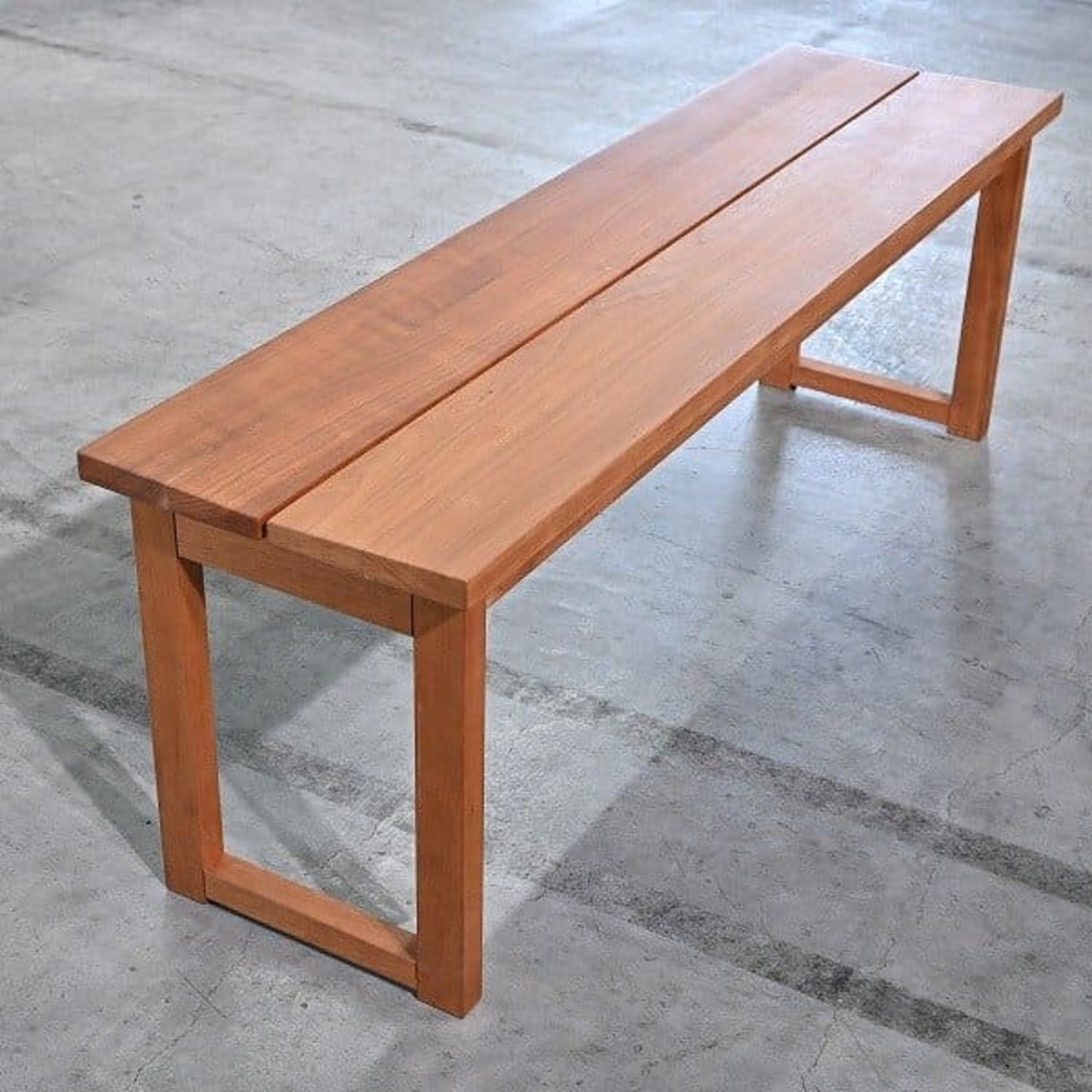 展示品 レグナテック 10万「アンボ」ベンチチェア ブラックチェリー無垢材 椅子 ナチュラル 北欧スタイル リビング ダイニング キッチン【中古家具/中古インテリア/USED家具ユーズド家具/リサイクル】