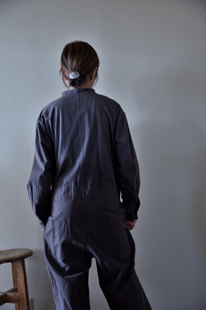 スタンドカラーワークジャンプスーツ | tita