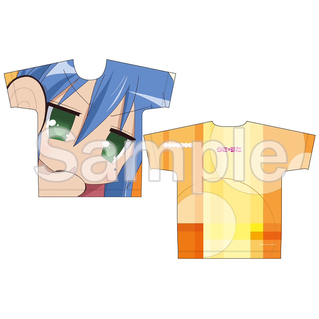 【4571576729078受注生産】らき☆すた フルグラフィックシャツ 泉こなた(オープニング) M