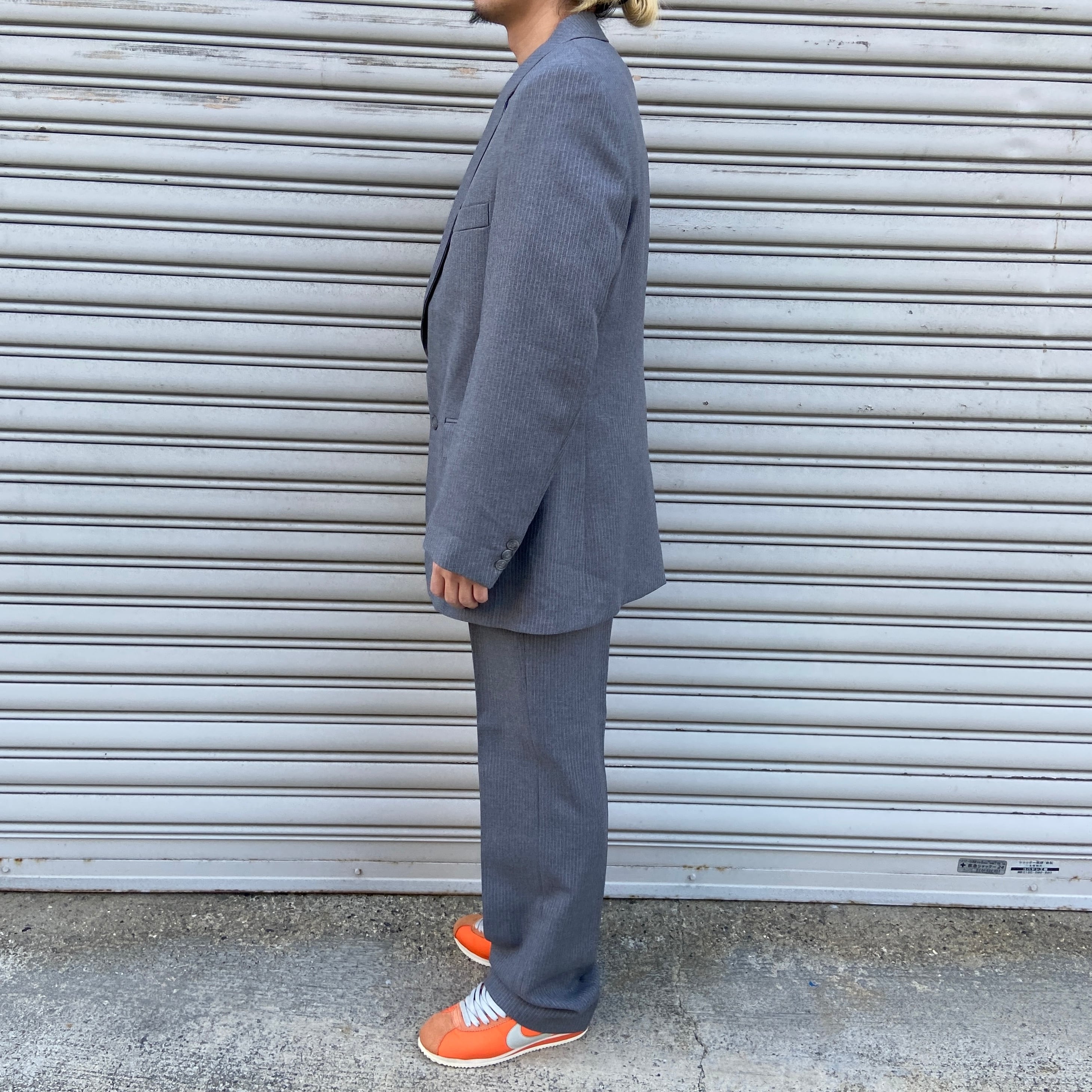 70s USA製 リーバイス アクションスーツセットアップ ストライプ柄