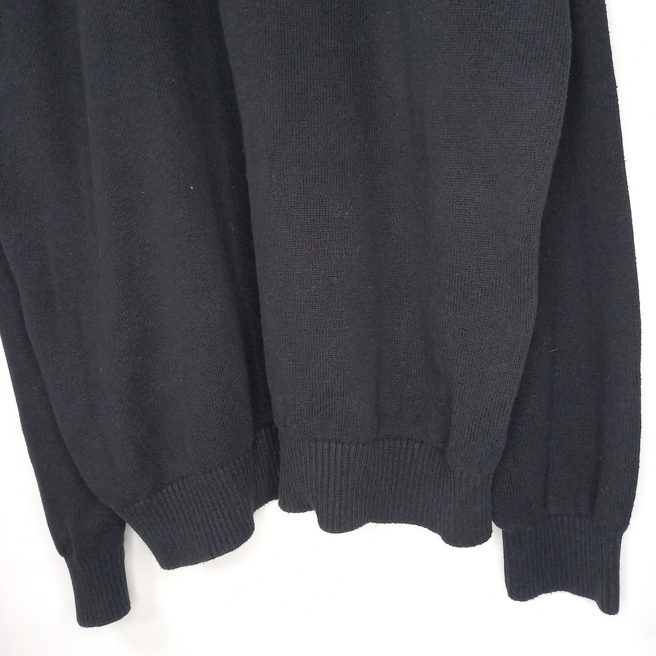 ノーティカ　ハーフジップ　コットン　ニット　セーター　オーバーサイズ　刺繍ロゴ