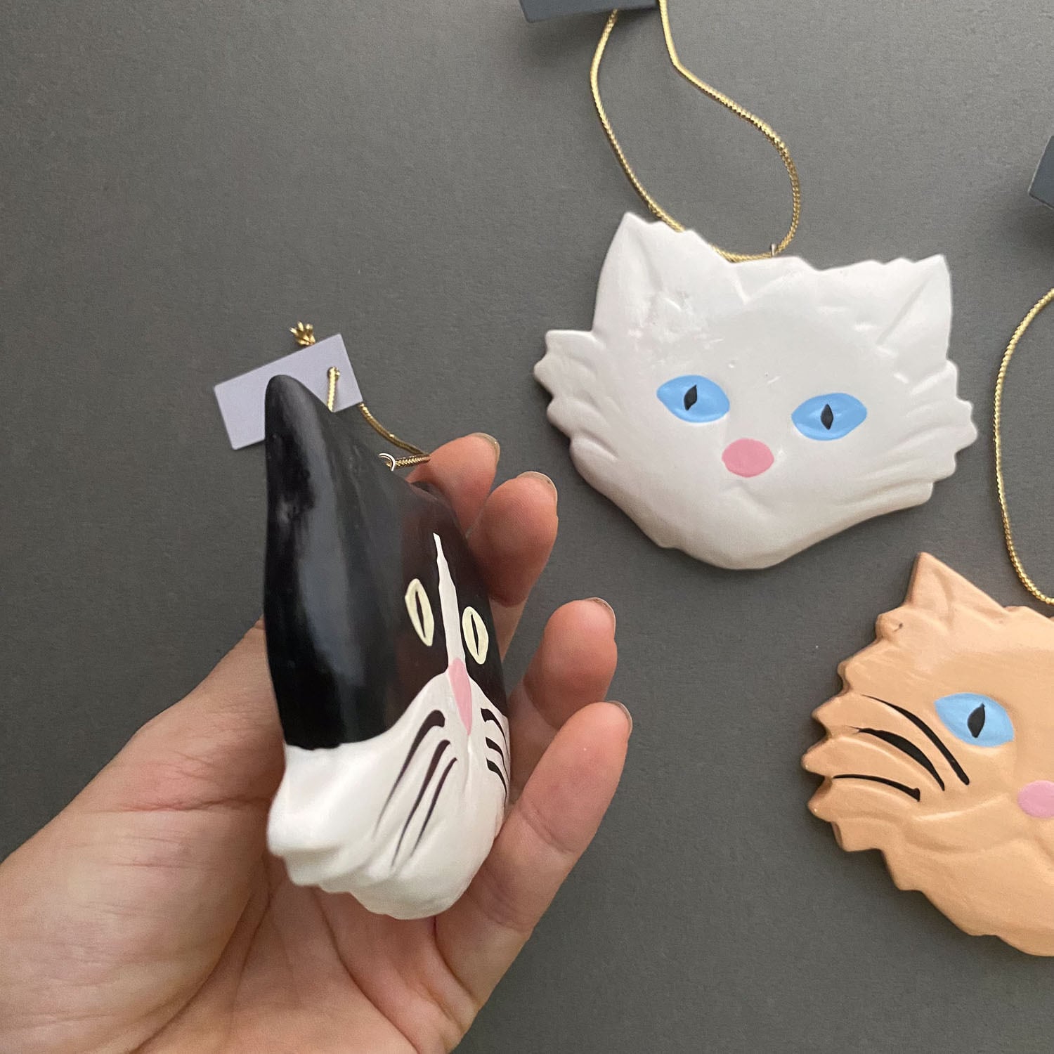 Duaオリジナル オーナメント 猫 | Dua-アクセサリーパーツショップ