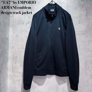 "EA7"by EMPORIO ARMANI emblem design track jacket