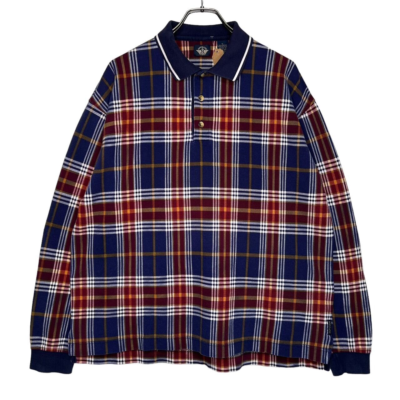 90s USA製　DOCKERS 長袖 ポロシャツ 好配色 タータンチェック 90s USA製 DOCKERS 長袖 ポロシャツ 好配色 タータンチェック 【公式通販】