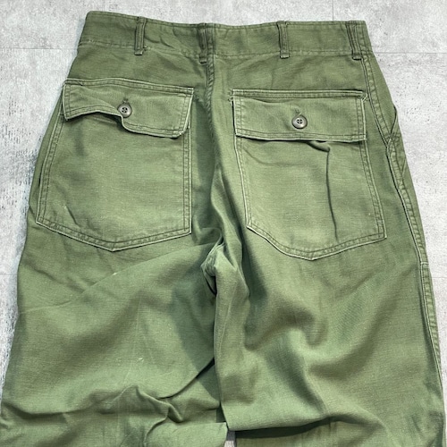 60s アメリカ軍 実物 OG-107 ベイカーパンツ 32/31 詳細写真11