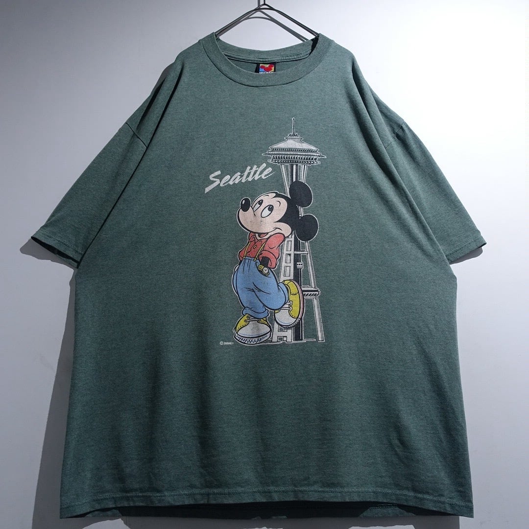 90s "MICKEY UNLIMITED" Seattle Mickey Print Design T-Shirt