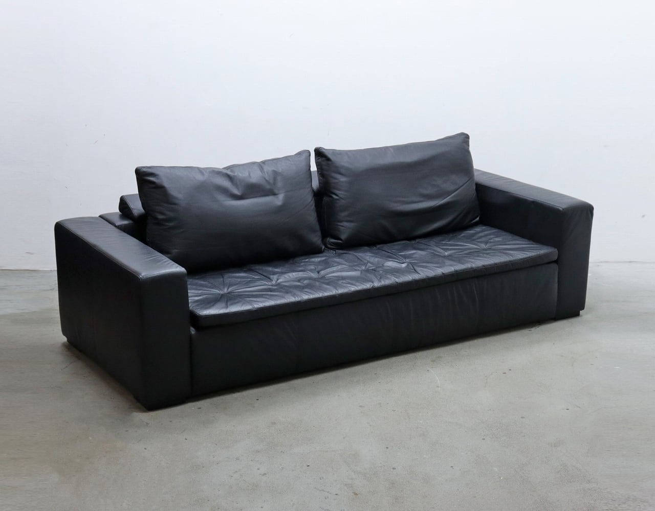 Boconcept ボーコンセプト 本革 Mezzo メッツォ 3Pソファ レザー 北欧