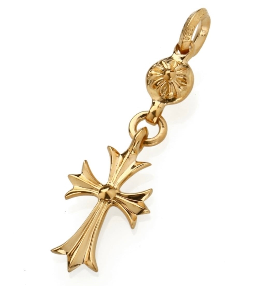 CHROME HEARTS / 1BALL TINY CH CROSS CHARM 22K / クロムハーツ ワン