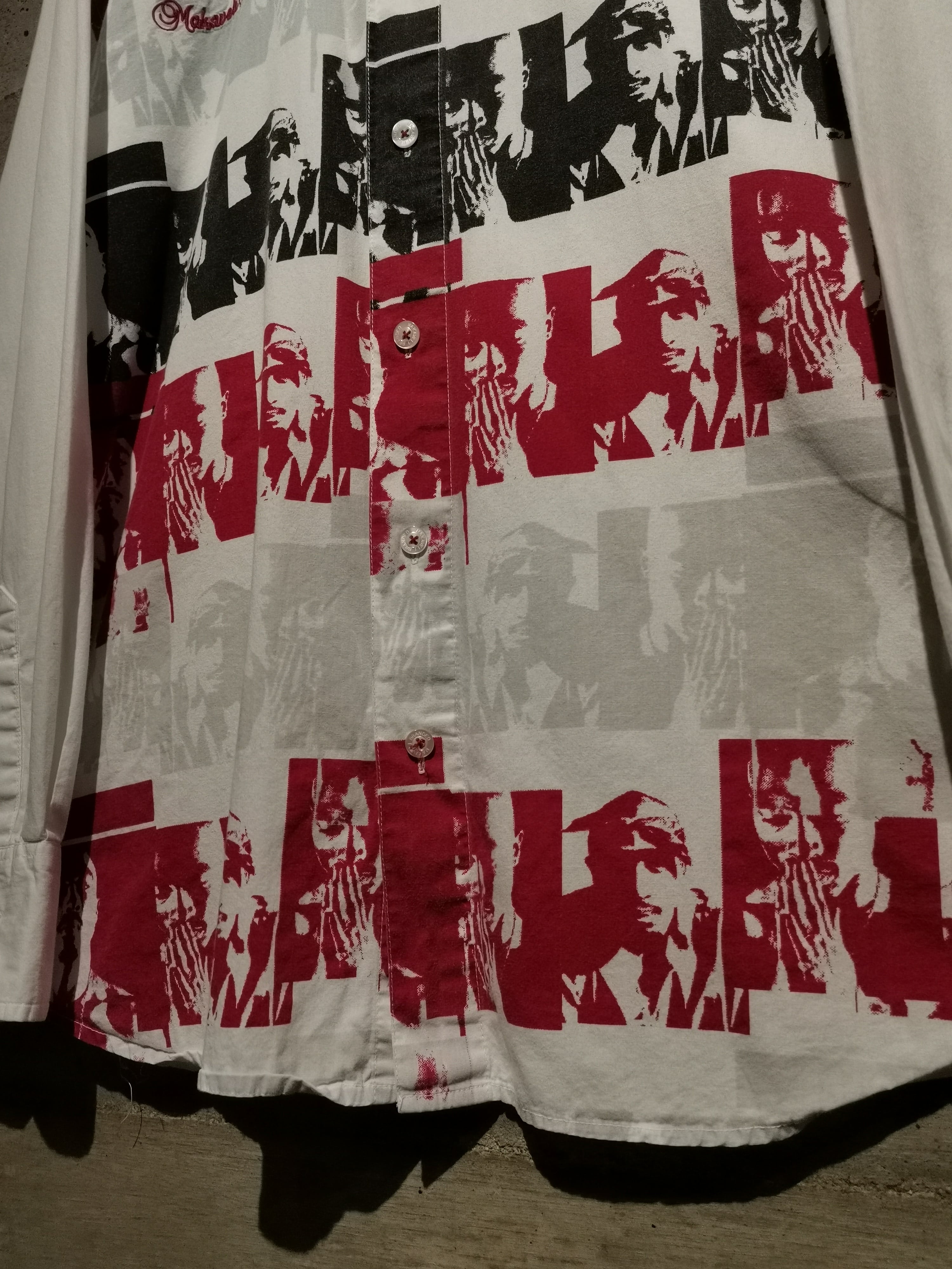 Caka】“MAKAVELI” 2Pac Pattern Vintage L/S Shirt | Caka(カカ