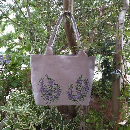 トートバッグリネン　（ハーブシリーズ）