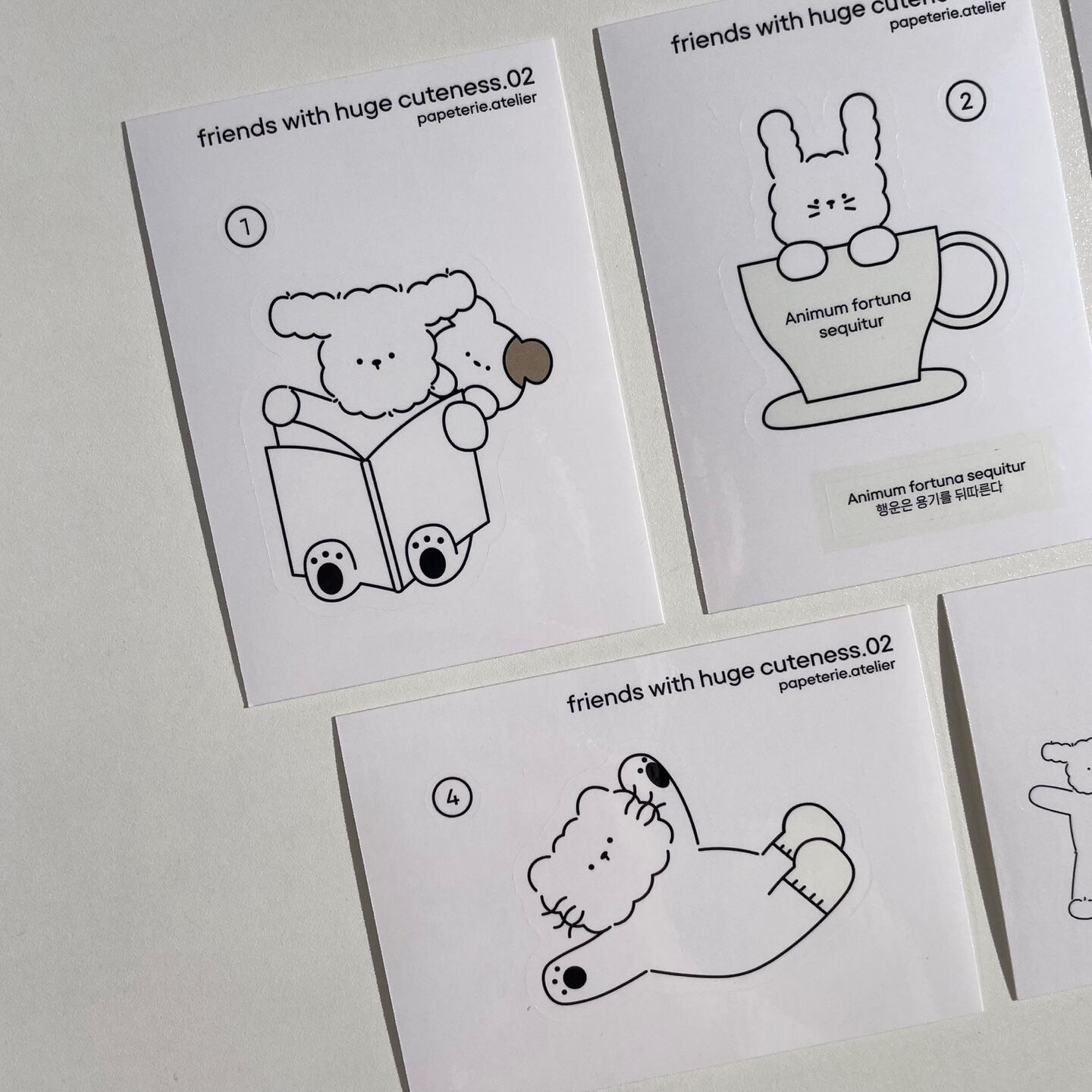 papeterie.atelier 〔friends with huge cuteness 02〕