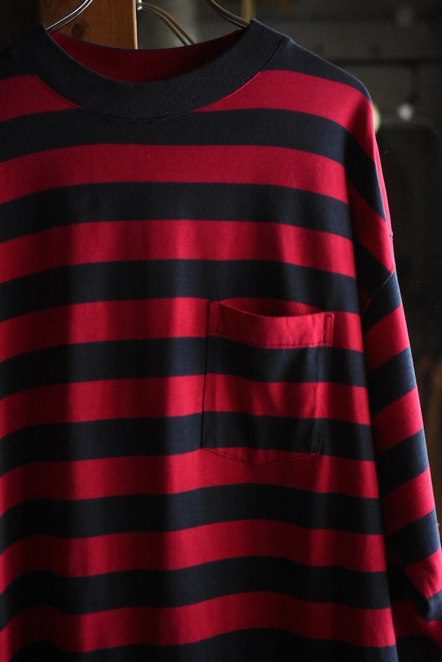 OK/90's "GAP" boader long sleeve tee shirt