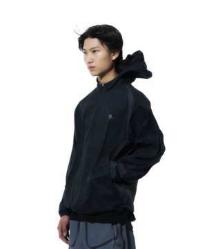 [SAN SAN GEAR] PANELED JACKET [BLUE CHARCOAL]_24SS 正規品 韓国ブランド 韓国通販 韓国代行 韓国ファッション sansan san san サンサンギア