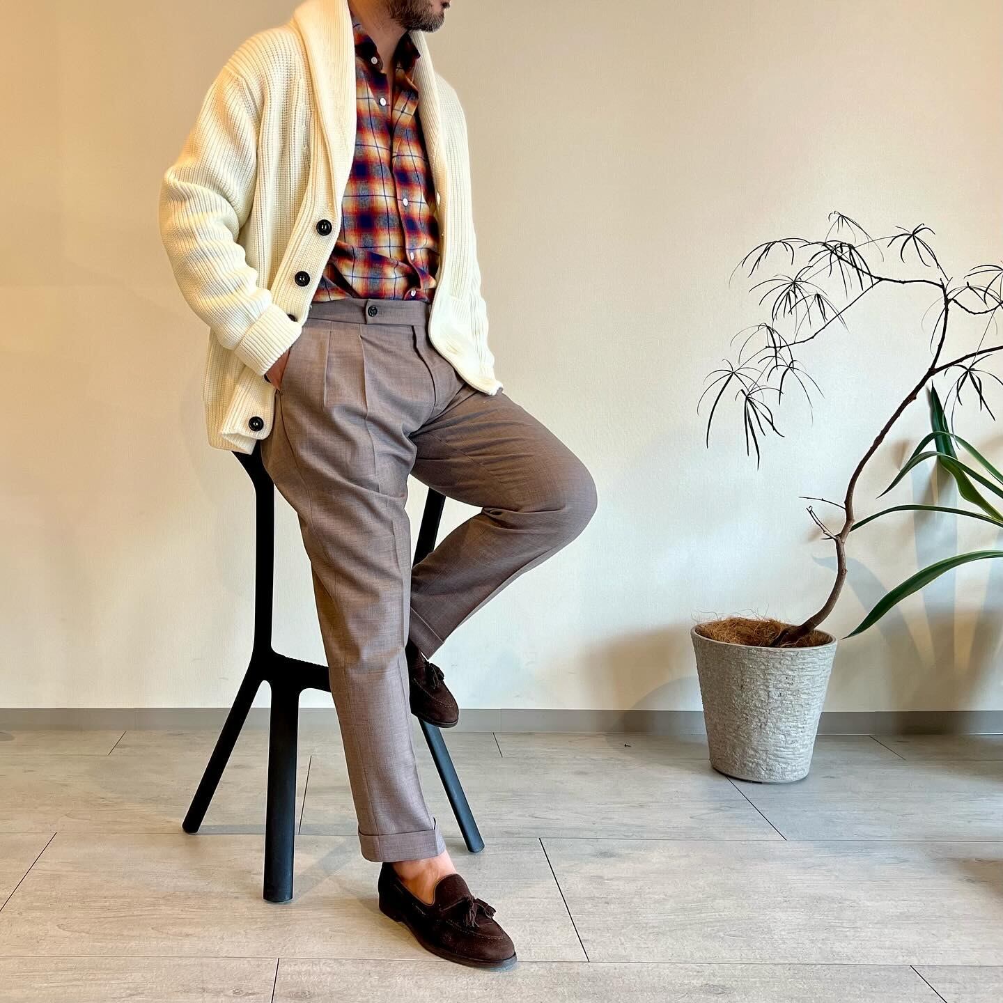 Maria Santangelo(マリアサンタンジェロ) Flannel Check Shirt