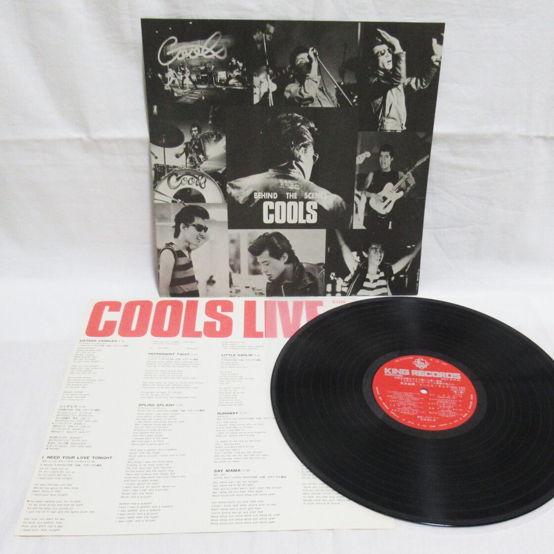 クールス COOLS 東京直撃～クールス・ライブ【LP/ 帯、ポスター付き 