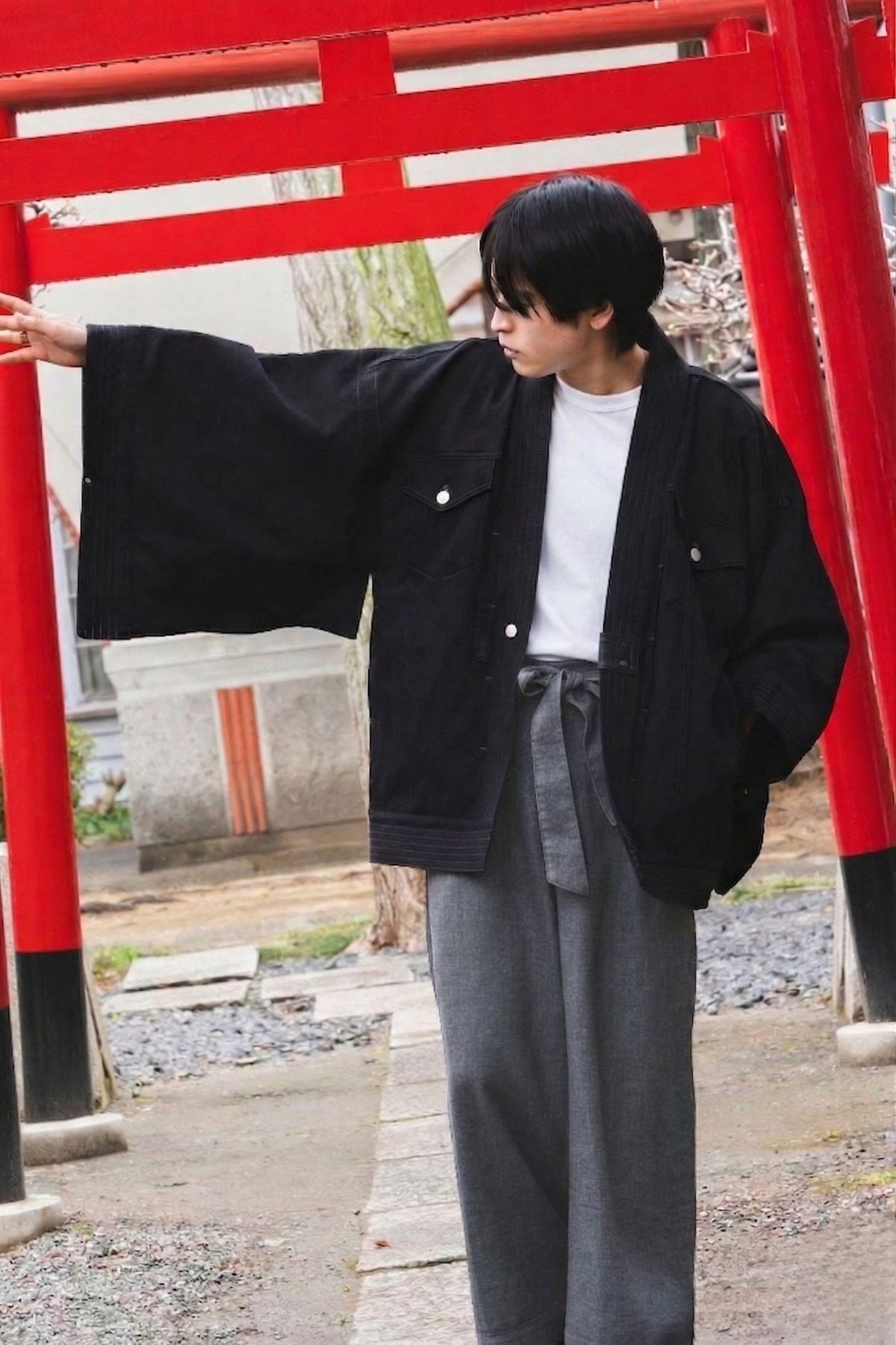 数量限定｜予約受付中】THE・KIMONOGジャン “BLACK × 岡山デニム