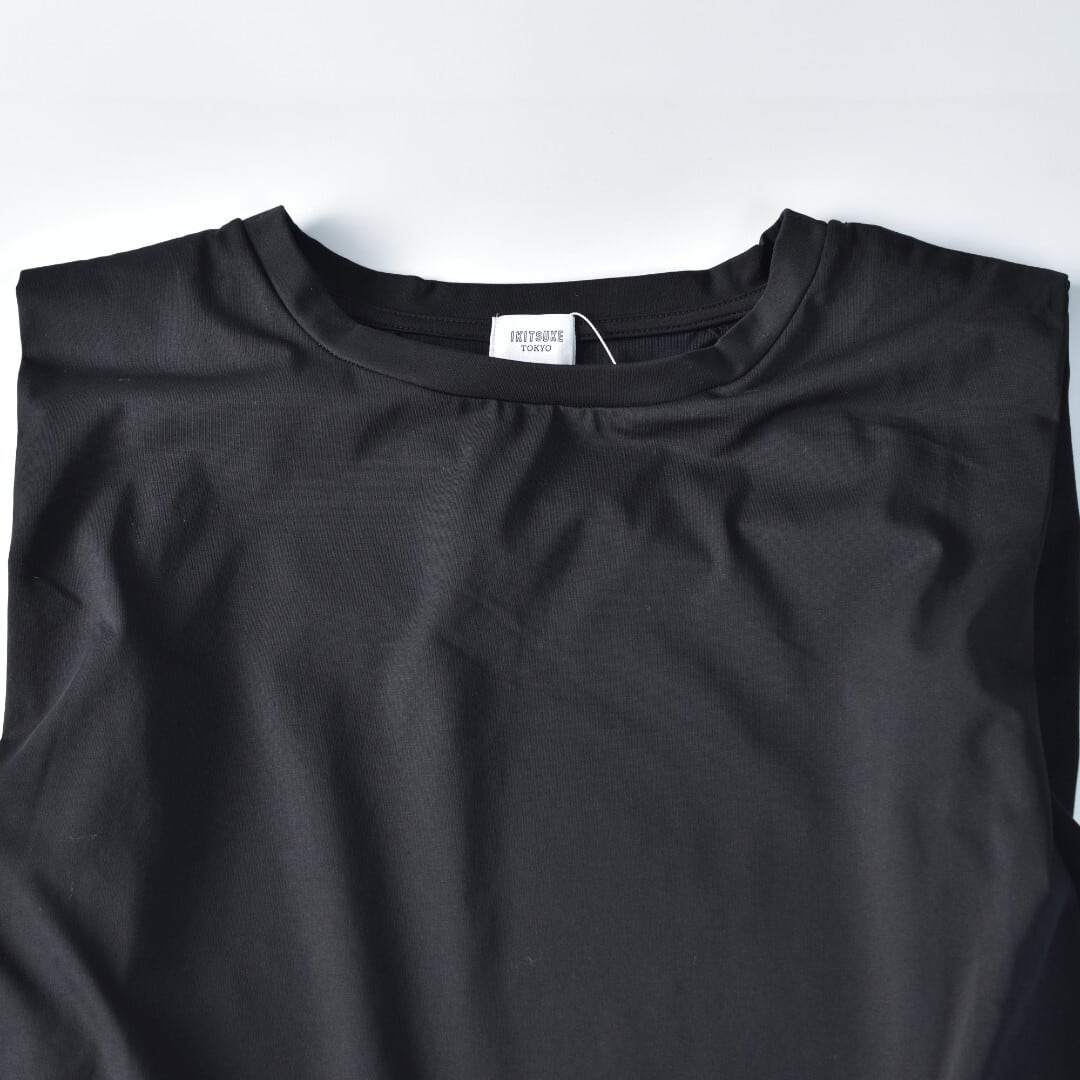 IKITSUKE イキツケ Tシャツブラウス・ブラック【送料無料】