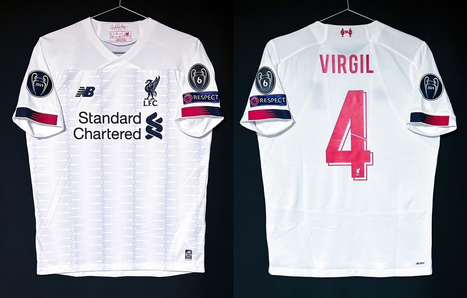 新品】リヴァプール 19/20 (A) / ファン・ダイク #4 / 日本規格 L